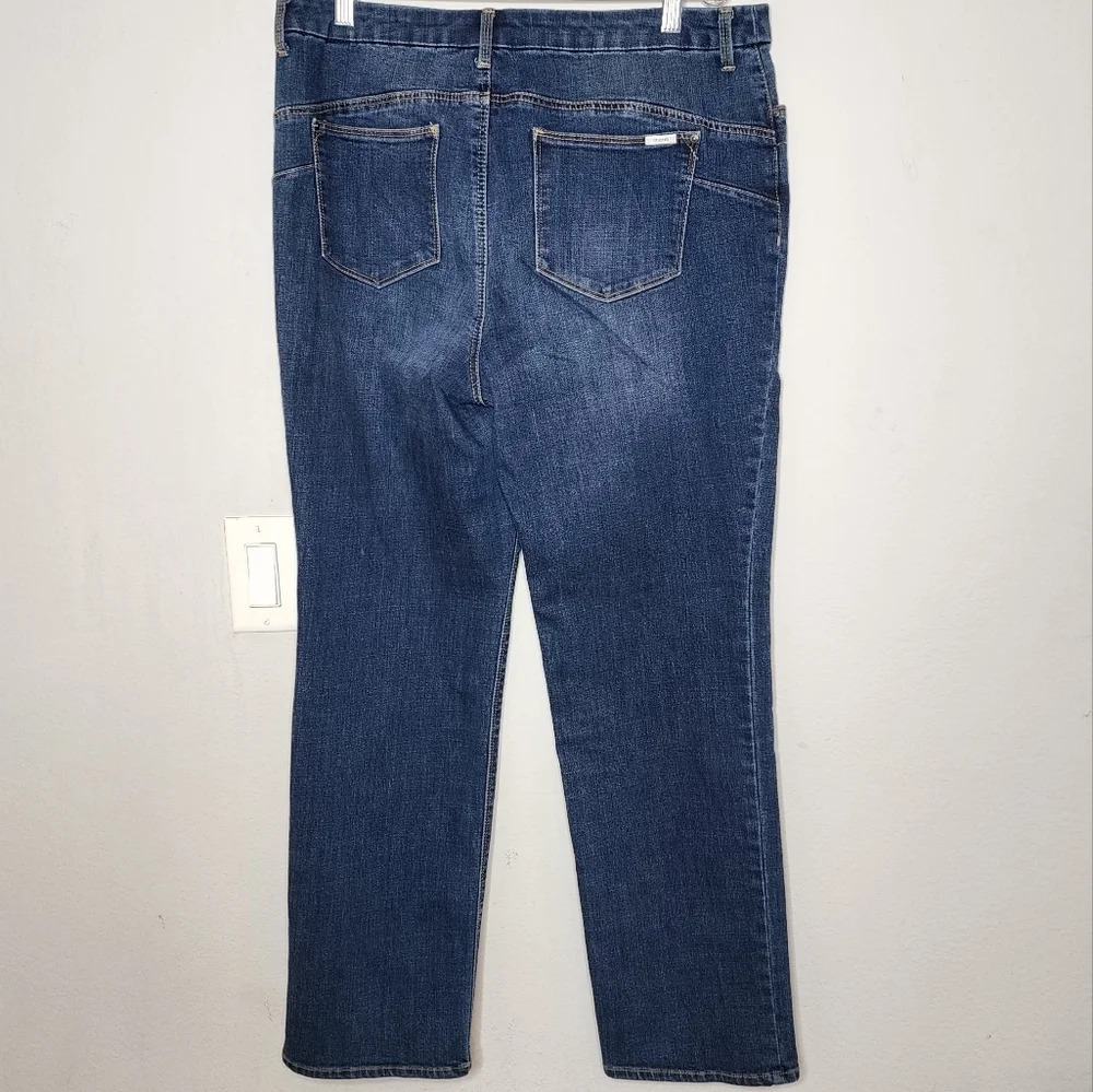 Chico's so lifting slim leg highrise jeans size 12 short 12P - Picture 3 of 16